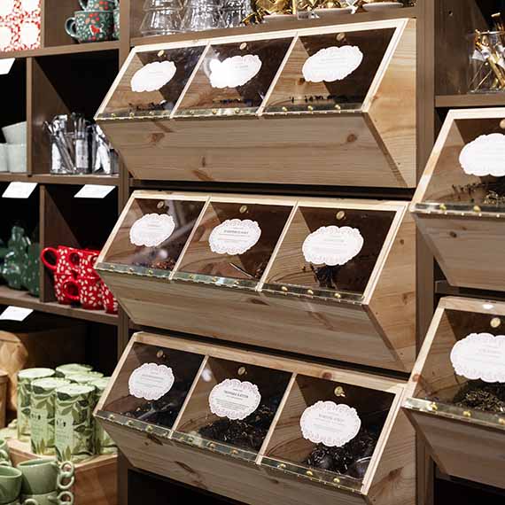 Søstrene Grene på Frederiksberg har et stort udvalg af lækre delikatesser.